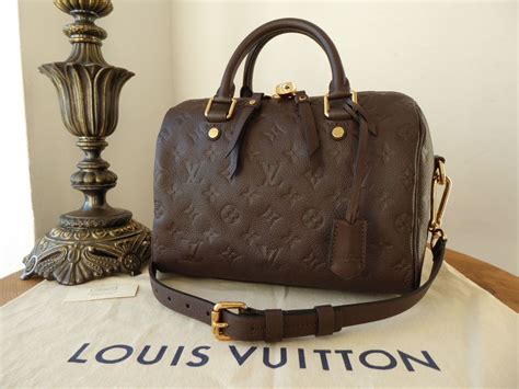 lv speedy chocolate brown